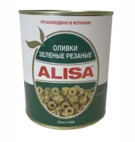 Оливки зеленые Alisa резаные_3100