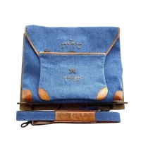 Комплект талит тфилин джинсовый