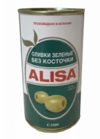 Оливки зеленые Alisa без косточки_350
