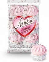 4607037436398 «Зефир «Бело-розовый» ароматизированный» (315 г, по 8 шт ТЗ НЕВА, Лянеж.)