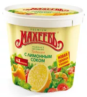 4604248002671_Махеев с лимонным соком Майонез 820 мл 50,5 ведро