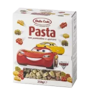 Макаронные изделия Disney фигурные со шпинатом и томатами Тачки_250_DK