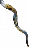 Shofar Kudu Lion of Judah Roaring, handmade