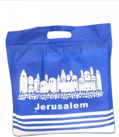 Large tallit made of high-quality ligthblue cotton with ligth blue stripes_1