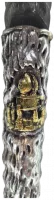 Shofar oryx, exotic, silver and gold plated, patterned after the Ark of the Covenant_2