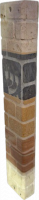 Large mezuzah, made of Jerusalem stone, with original certificates, handmade