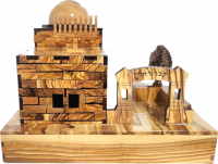 Rachel's Tomb Model, olive wood, handmade, luxurious, specisa_2